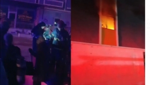 Haliliye'de apartmanda yangın, mahsur kalanları itfaiye kurtardı