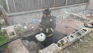 Haliliye'de bodrum katında yangın 