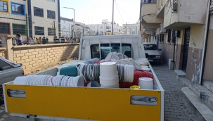 Haliliye'de sağlıksız koşullarda üretilen yoğurt ve peynir ele geçirildi