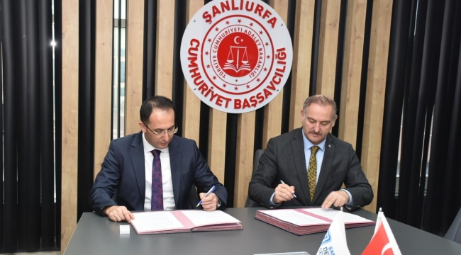 Şanlıurfa Cumhuriyet Başsavcılığı ve Harran Üniversitesi Arasında İş Birliği Protokolü İmzalandı