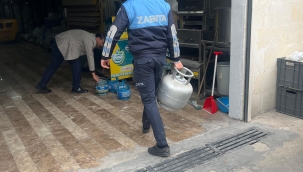 Şanlıurfa'da kaçak dolumlu tüpler ele geçirildi 