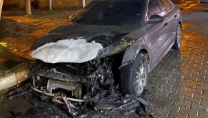 Şanlıurfa'da park halindeki araç kundaklandı