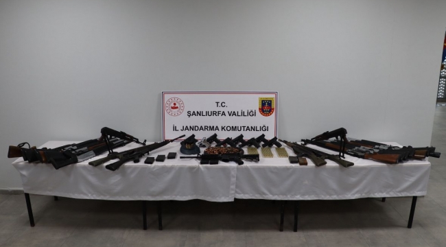 Şanlıurfa'da silah kaçakçılarına operasyon, 18 gözaltı 