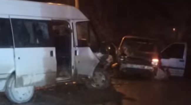 Suruç'ta 3 aracın karıştığı zincirleme trafik kazası: 9 yaralı 