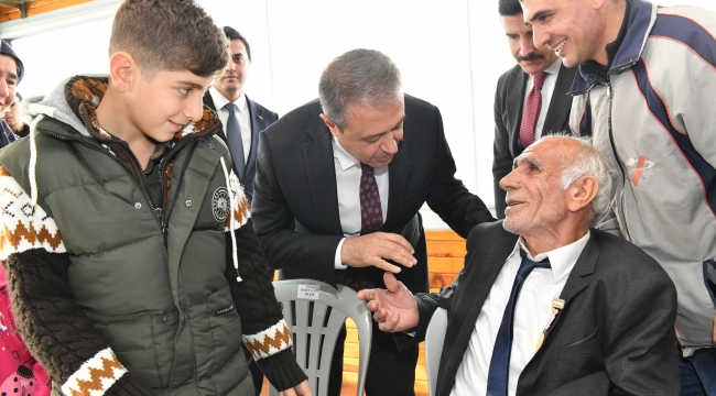 Vali Şıldak, Halfeti'de Şehit ve Gazi aileleri ile bir araya geldi