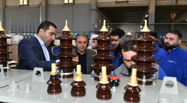Vali Şıldak, OSB'de fabrika ve işletmeleri ziyaret etti 