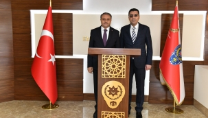 Vali Şıldak'tan, Müdür Aksoy'a iadeyi ziyaret