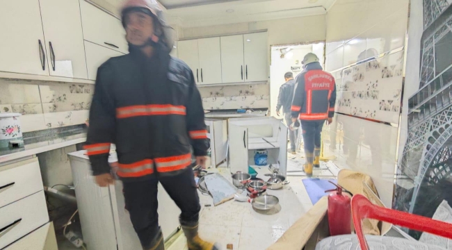 Viranşehir'de mutfak tüpü patladı: 1 yaralı