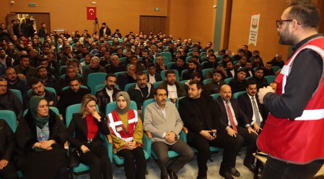 Büyükşehir personeline iş sağlığı ve güvenliği eğitimi