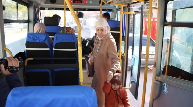 Ceylanpınar'da Şehir İçi Toplu Taşıma Seferleri Başladı