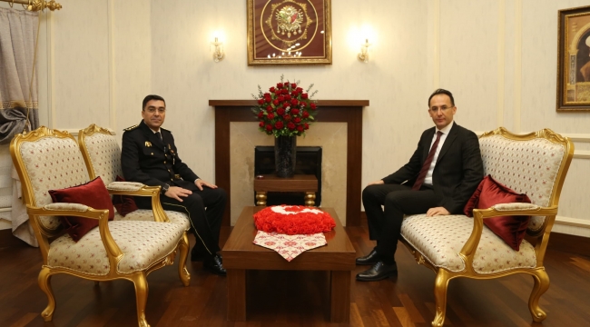 Cumhuriyet Başsavcısı Cuma Çoban'dan Müdür Aksoy' ziyaret
