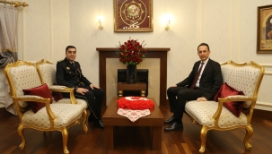 Cumhuriyet Başsavcısı Cuma Çoban'dan Müdür Aksoy' ziyaret