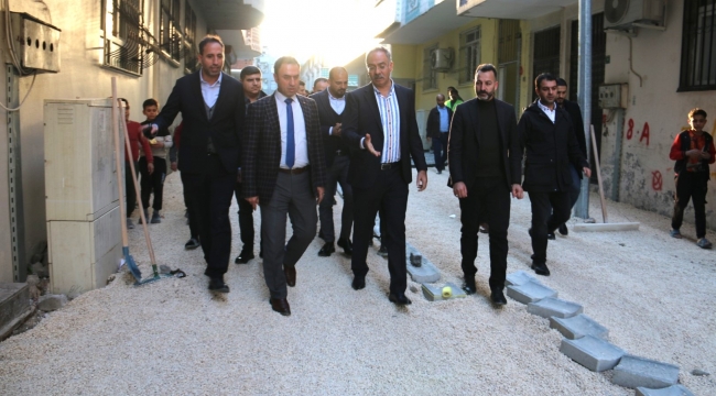 Eyyübiye'de 20 Ekiple Sokaklar Yenileniyor