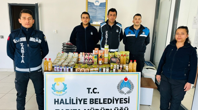 Haliliye'de 213 adet tarihi geçmiş ürün ele geçirildi!