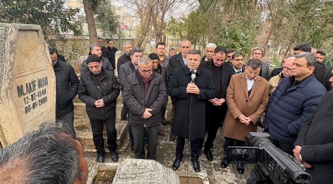 'Kudüs şairi' Mehmet Akif İnan Şanlıurfa'da anıldı