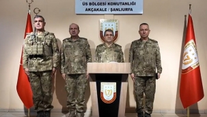 Orgeneral Bayraktaroğlu Akçakale'de