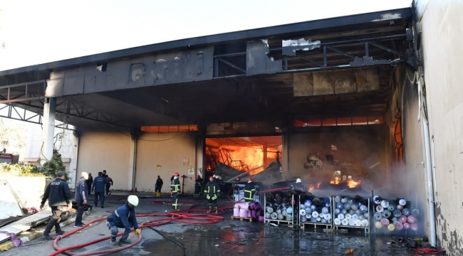 OSB'deki Büyük Fabrika Yangını