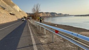 Şanlıurfa Büyükşehir Belediyesi Halfeti-Birecik Yolunda Trafik Güvenliğini Artırıyor