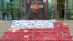 Şanlıurfa'da 10 bin 500 paket kaçak sigara ele geçirildi
