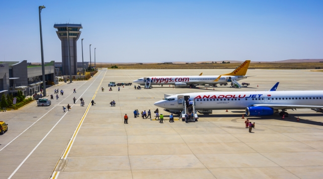 Şanlıurfa'da bir yılda 920 bin kişi uçtu