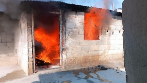 Şanlıurfa'da mesken yangını