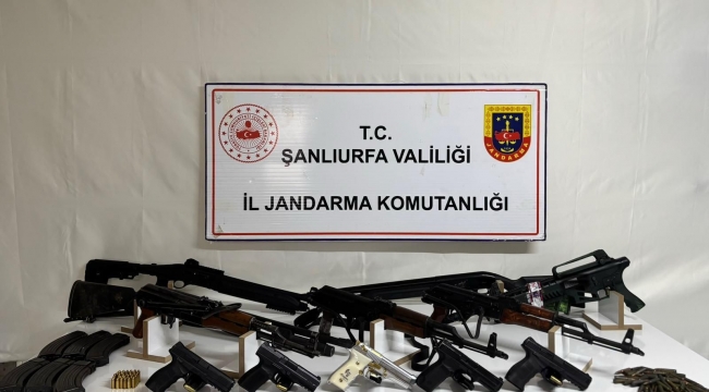 Şanlıurfa'da Onlarca Silah Ele Geçirildi: 6 Gözaltı