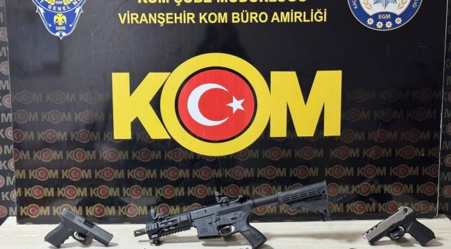 Şanlıurfa merkez ve ilçelerde silah kaçakçılarına operasyonu