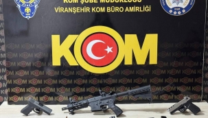 Şanlıurfa merkez ve ilçelerde silah kaçakçılarına operasyonu