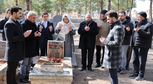 Abdullah Balak kabri başında dualarla anıldı