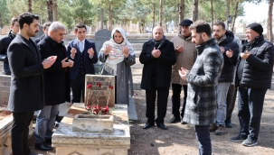 Abdullah Balak kabri başında dualarla anıldı