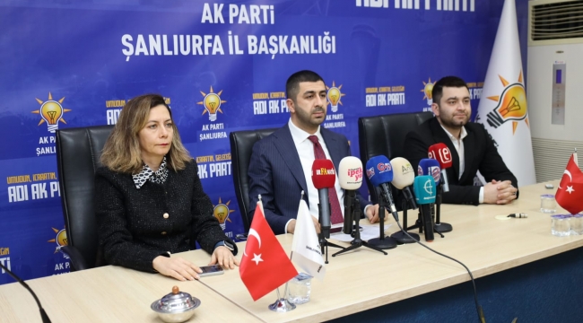 AK Parti Şanlıurfa İl Başkanlığında 28 Şubat Darbesine İlişkin Basın Açıklaması Düzenlendi