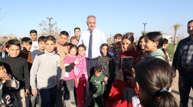 Başkan Kuş Eyyübiye Millet Bahçesi'nde Halkla Buluştu