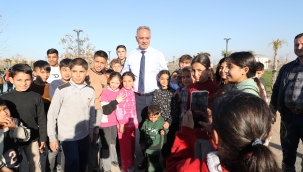 Başkan Kuş Eyyübiye Millet Bahçesi'nde Halkla Buluştu