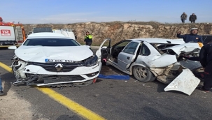 Eyyübiye'de incirleme kaza güvenlik kamerasına yansıdı