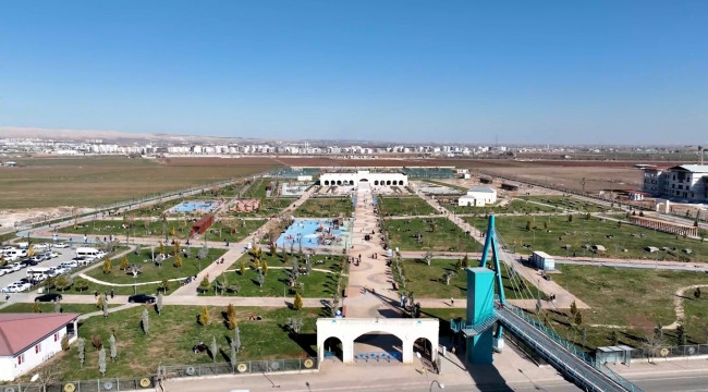 Eyyübiye Millet Bahçesi'nde Bakım Devam Ediyor