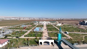 Eyyübiye Millet Bahçesi'nde Bakım Devam Ediyor