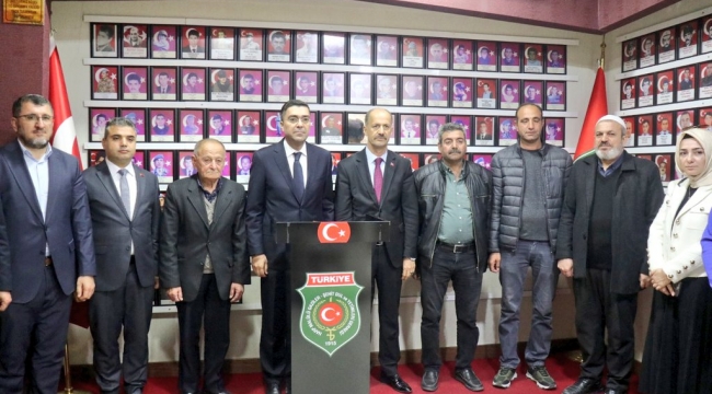 İl Emniyet Müdürü Aksoy'dan Şehit ve Gaziler Derneği'ne Ziyaret