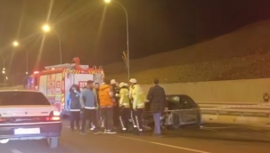 Şanlıurfa'da  iki otomobil çarpıştı, 3 yaralı