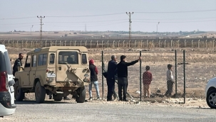 Akçakale Sınır Kapısı'nda Hareketli Anlar