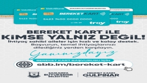 Büyükşehir Belediyesi'nden Sosyal Yardımlar İçin Yenilikçi Adım: Bereket Kart