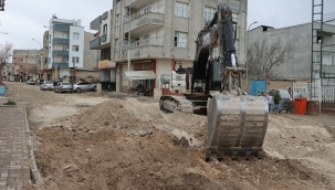  Büyükşehir'den Suruç İlçesi Mızar Caddesi'nde Asfalt Öncesi Hazırlık