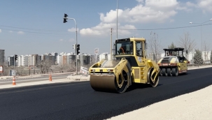Maşuk TOKİ Yolu'nda 2. Etap Asfalt Serimi Başladı 