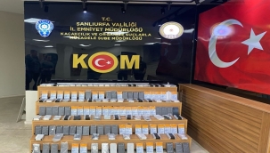 Şanlıurfa'da 4 milyon TL değerinde kaçak cep telefonu yakalandı!