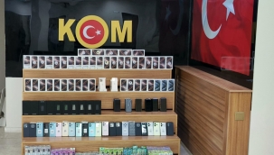 Şanlıurfa'da kaçak cep telefonu operasyonu