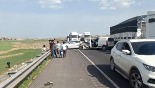 Şanlıurfa- Viranşehir yolunda kaza, 2 yaralı