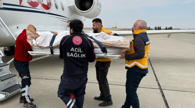 Şanlıurfalı Muhammed Yasir İçin Ambulans Uçak Havalandı