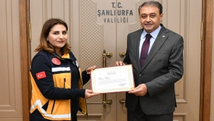 Vali Şıldak, Tankuş'u ödüllendirdi