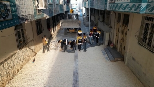 Asya ve Direkli Mahallesi'nde 100 Bin Metrekare Sokak Yenilemesi