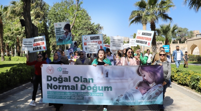 Doğal Olan Normal Doğum" Mesajı Balıklıgöl'den Tüm Türkiye'ye Ulaştı