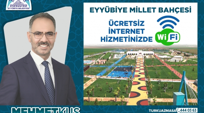 Eyyübiye Belediyesi'nden Ücretsiz İnternet Hizmeti